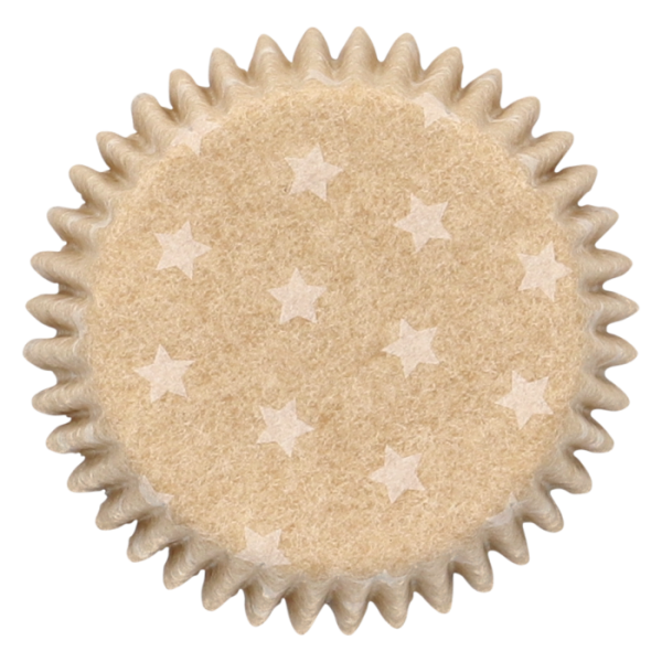 Mini Cupcake Baking Cases - Kraft